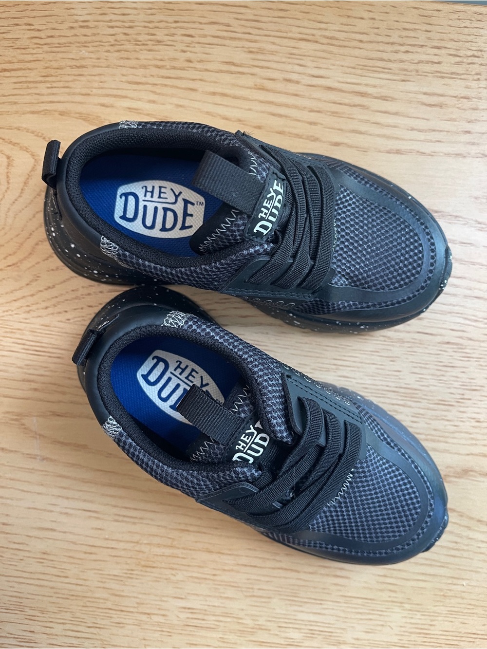 Hey Dude Kids Black Athletic Sneakers